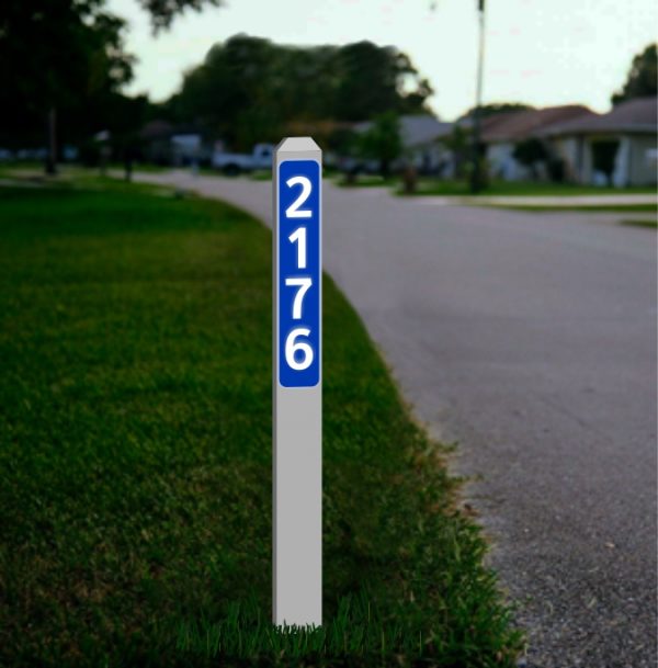 Rural Address Number Signs Reflective Canada